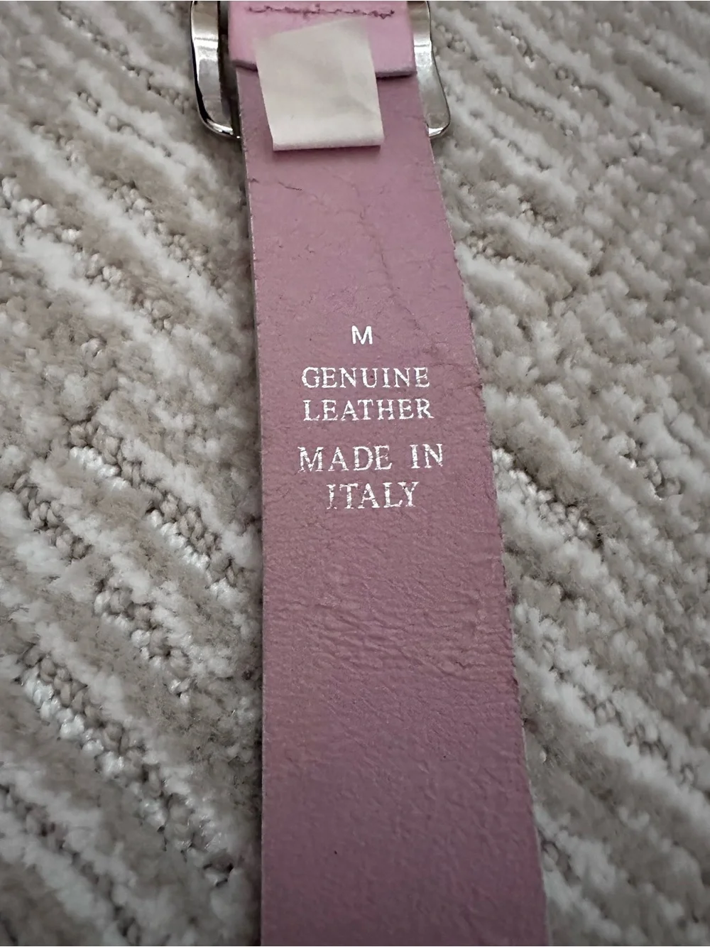 Express Dusty Pink Women's Belt with Silver Buckle